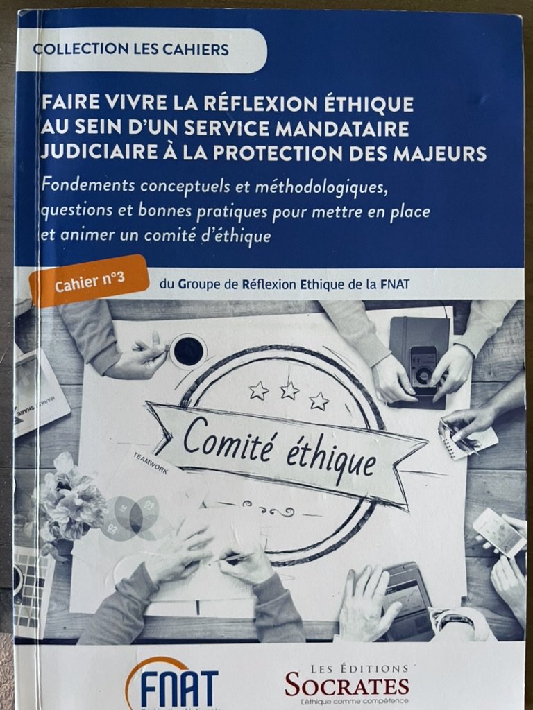 Couverture du Cahier n°3 du Groupe de Réflexion Éthique de la FNAT